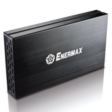 BOITIER EXTERNE 3.5" ENERMAX - USB 3.0 - Interface Sata III  - Aluminium Gris
