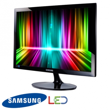 MONITEUR 24" Samsung - Dalles LED - Resolution 1920 x 1080 pixels 60 Hz - Reponse 2 ms - Sortie VGA HDMI