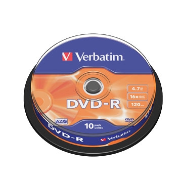 VERBATIM DVD-R 10 SPINDLE 