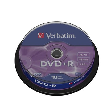 VERBATIM DVD+R 10 SPINDLE 