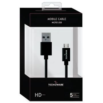 CABLE USB MICRO USB TECNOWARE HD 100 - Garantie 5 Ans