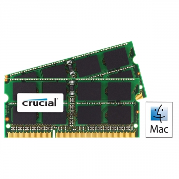 MEMOIRE SODIMM DDR3 2 Go 1066Mhz Crucial Certifié MAC