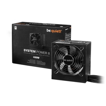 ALIMENTATION Be Quiet 400 Watts - SYSTEM POWER 8 - 80 PLUS