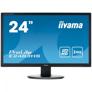 MONITEUR 24" IIYAMA 4ms VGA DVI HDMI HP// E2483HS-B1 16:9 
