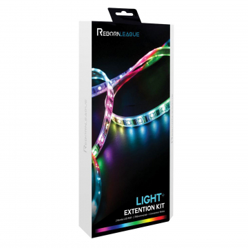 Kit LED RGB 2 bandes + 20 telecommande + connecteur molex 