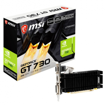 CV MSI N730K-2GD3H/LP - 2Go DDR3 - PCI-E - HDMI/DVI-D